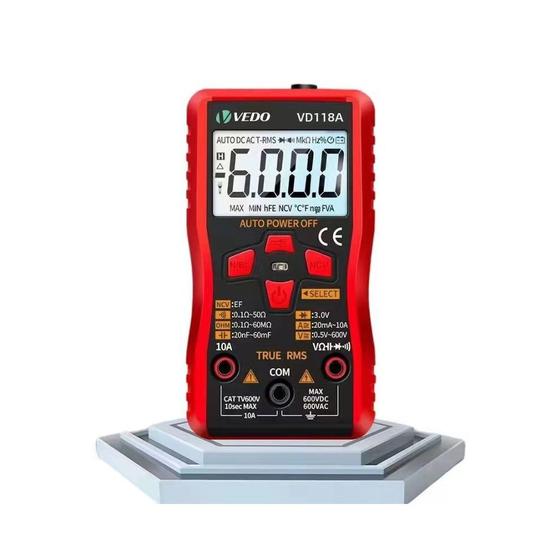 Auto Ranging Multímetro Digital Alta Precisão Rms Esr Meter Ncv Inteligente Data Hold 6000 Contagens Menor preço em Auto Ranging Multímetro Digital Alta Precisão Rms Esr Meter Ncv Inteligente Data Hold 6000 Contagens