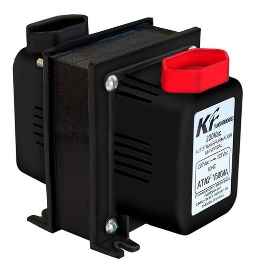 Imagem de Auto Transformador 1500va Conversor Bivolt Voltagem 110/127v P/ 220v E 220v P/ 110/127v Marca KF p/ aparelhos até 800W