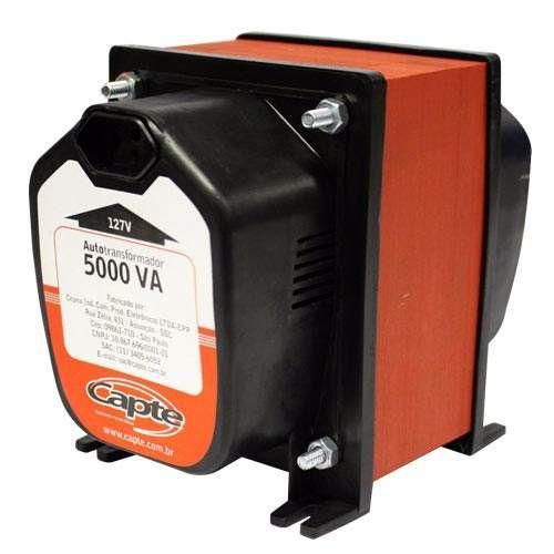 Auto transformador 5000VA/ 3500W bivolt 110V/220V Tripolar Capte Menor preço em Auto transformador 5000VA/ 3500W bivolt 110V/220V Tripolar Capte
