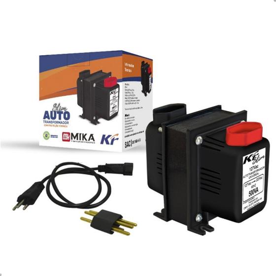 Auto Transformador 500va 110 Para 220 E 220 Para 110 Bivolt Kf Trafo Menor preço em Auto Transformador 500va 110 Para 220 E 220 Para 110 Bivolt Kf Trafo
