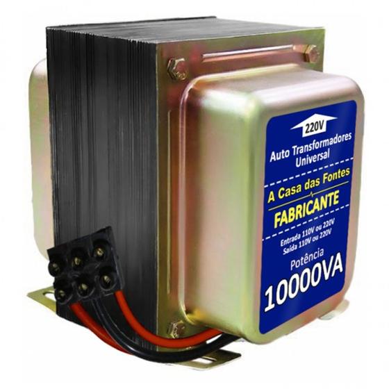 Auto Transformador Bivolt 10.000 va - Ar condicionado até 24.000 Btus Menor preço em Auto Transformador Bivolt 10.000 va - Ar condicionado até 24.000 Btus