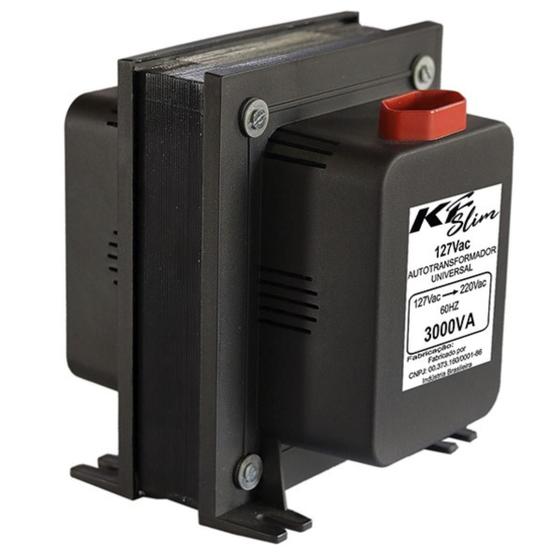Auto Transformador Conversor De Energia 3000va Kf Slim Bivolt 110 para ...