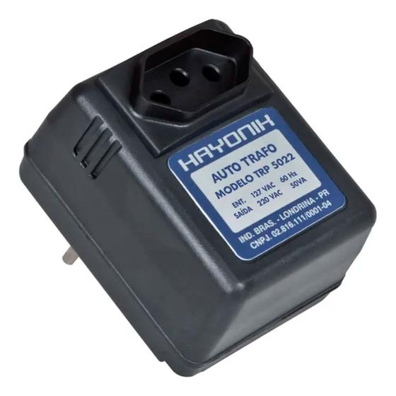 Imagem de Auto Transformador De Parede E-127 S-220 50va Trp5022 Hayonik