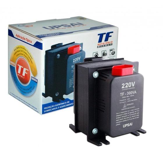Imagem de Auto Transformador TF 300VA Bivolt 110V/220V ou 220V/110V C/ Sensor Térmico - UPSAI