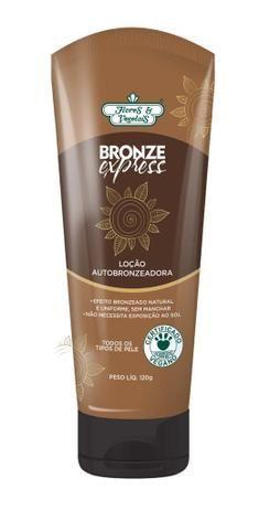 Imagem de Autobronzeador flores e vegetais bronze express 120g