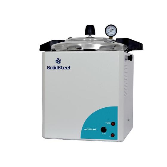 Imagem de Autoclave 8 Litros SolidSteel Colors Azul Odontologia - 110V