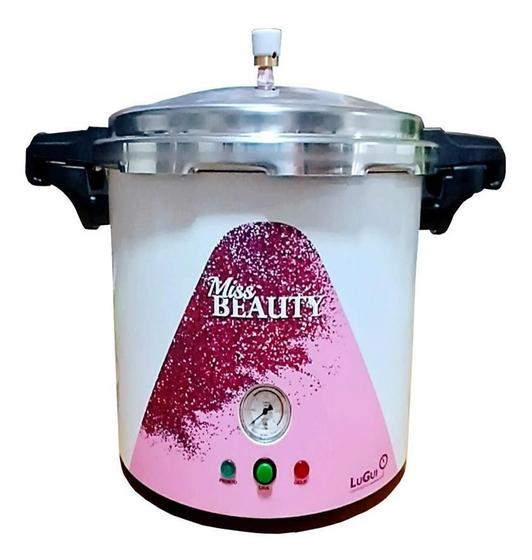 Imagem de Autoclave Manicure Estética 8 Litros Volaremed Rosa 110V