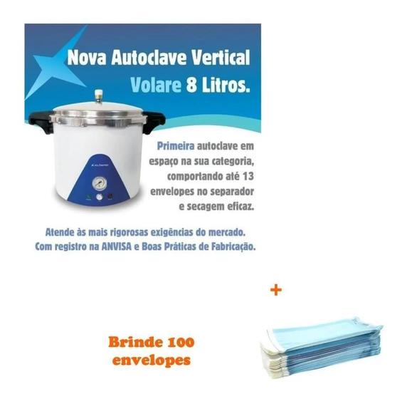 Imagem de Autoclave Salão Beleza Manicure Podologia Tatuador 8 Litros