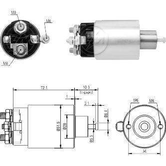 Imagem de Automático Partida Delco Remy Fusion / Ranger / Omega / Silverado