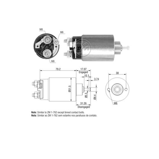 Imagem de Automatico Partida F1000 F4000 4.6 5.4 1997 Ate 1998 Mark 1997 Ate 1998 Crown Victoria 1996 Ate 1997 Compatível 1997 Ate 2002 Navigator 1998 Em Diante