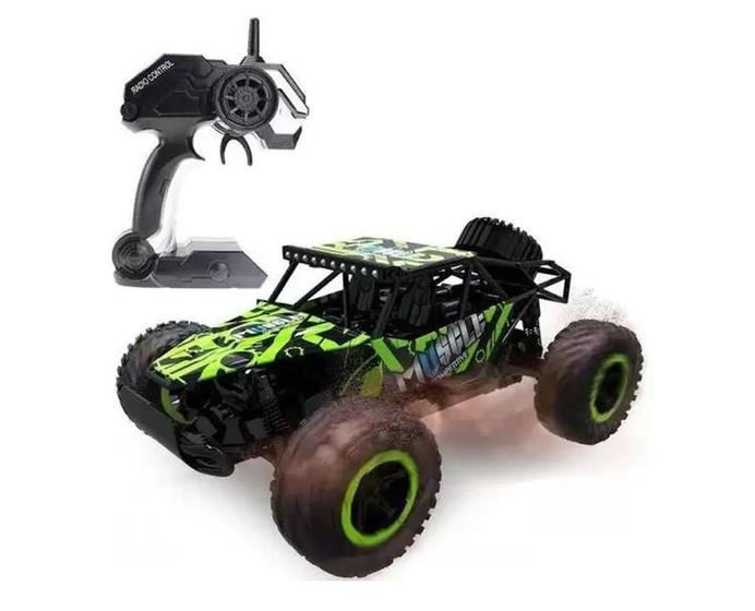 Imagem de Automodelo Carrinho Controle Remoto Off Road Extreme 2.4ghz - Art Brink  VERDE