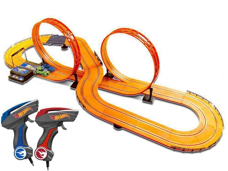 Imagem de Autorama Hot Wheels Slot Car Track Set Pista 6,32m Multikids