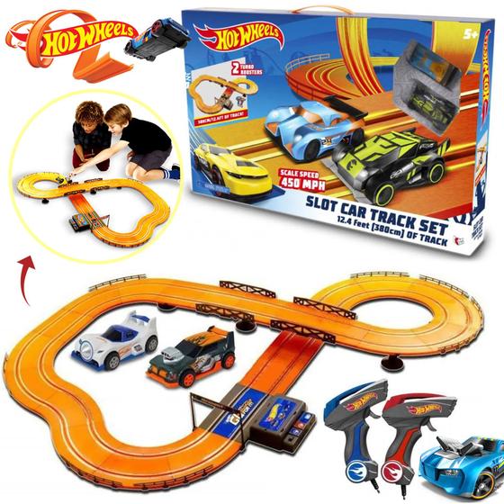 Imagem de Autorama Pista Hot Wheels Slot Car Track Set 380cm Bivolt