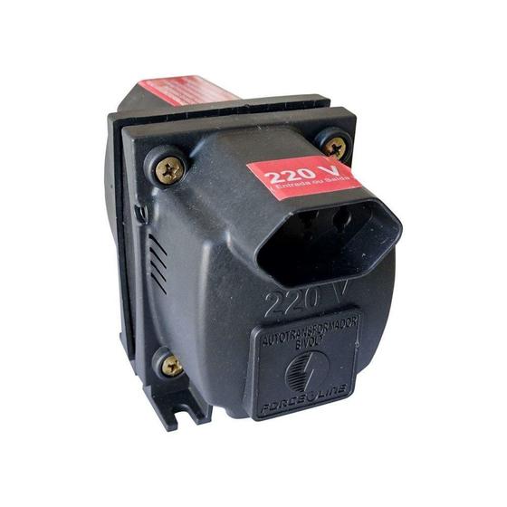 Autotransformador Slim Fit 3000Va 10A Bivolt com Fusível Térmico Rearmável - Force Line Menor preço em Autotransformador Slim Fit 3000Va 10A Bivolt com Fusível Térmico Rearmável - Force Line