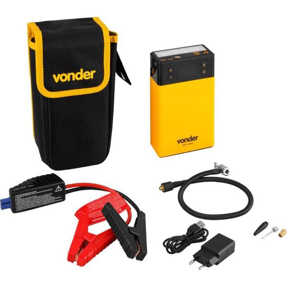 Auxiliar De Partida Portátil Multi Função Com Compressor APC12000 - Vonder Imagem de Auxiliar De Partida Portátil Multi Função Com Compressor APC12000