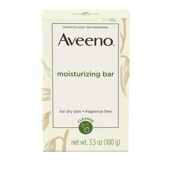 Imagem de Aveeno Active Naturals Moisturizing Bar Fragrância Livre, 3,5 oz por Aveeno