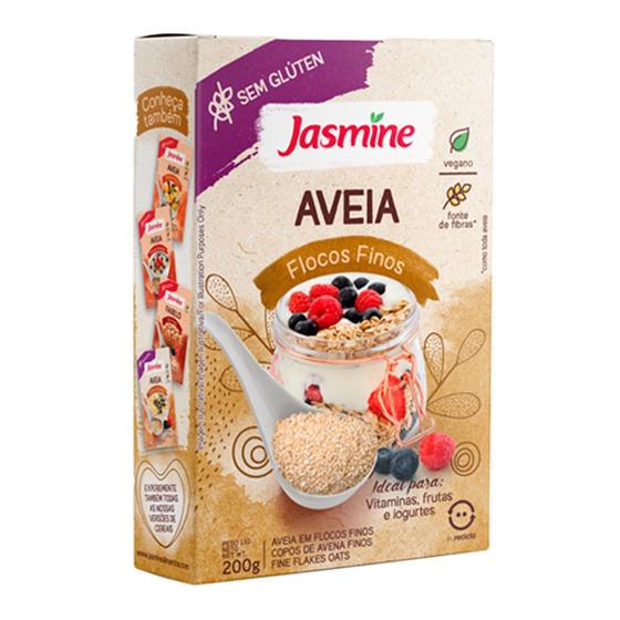 Imagem de Aveia Sem Glúten Em Flocos Finos Jasmine 200g
