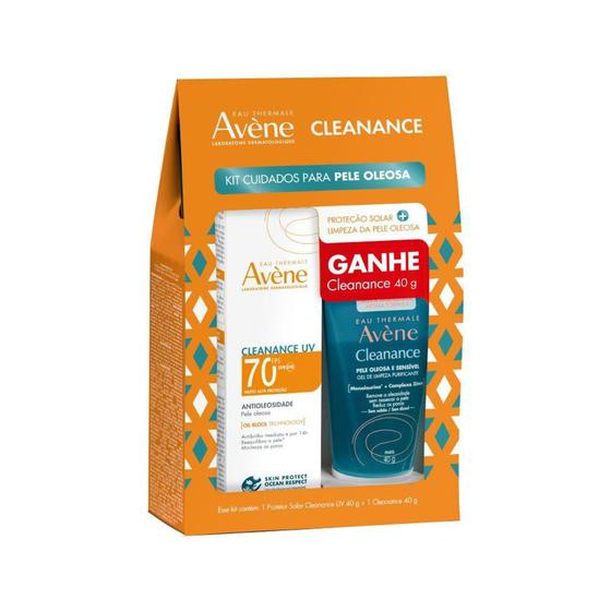 Imagem de Avene Cleanance Protetor Solar 40gr Fps70+40gr Cleanance Gel De Limpeza  Especial