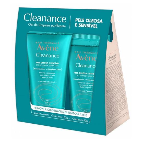 Imagem de Avene kit cleanance gel de limpeza purificante com 150g + 40g