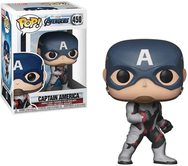 Imagem de Avengers Endgame - Captain America 450 Funko Pop