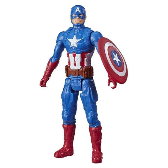Imagem de Avengers figura 12 titan hero blast gear capitão américa e7877 - Hasbro