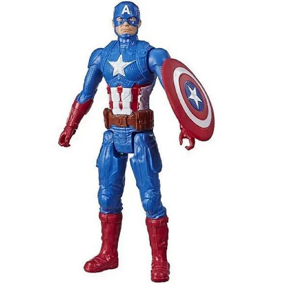 Imagem de Avengers Figura 12 Titan Hero BLAST Gear Capitao America