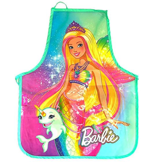 Imagem de Avental Infantil Barbie Disney Verde - Luxcel
