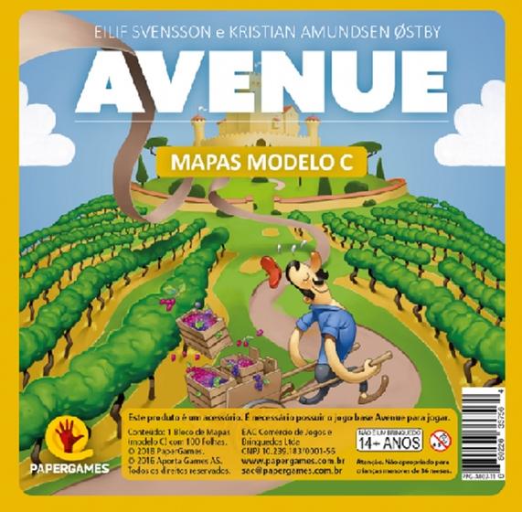 Imagem de Avenue - Mapas Modelo C - Papergames