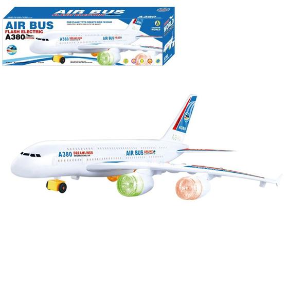 Imagem de Aviao bate e volta airbus a380 com som e luz a pilha
