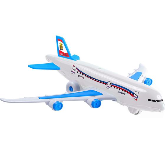 Imagem de Avião Bs Plane Brinquedo Miniatura Jumbo - Bs Toys