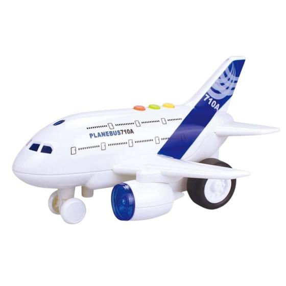Imagem de Avião Com Luz Som e Fricção 1:200 - Shiny Toys