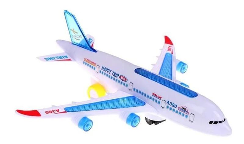 Avião De Brinquedo, Com Luz, Sons E Rodinhas - Air Bus - Aviao - Aviões ...