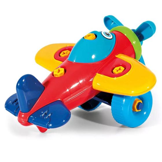 Avião de Brinquedo Didático Poliplac - Aviões e Helicópteros de ...