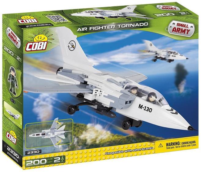 Imagem de Avião de Caça Air Fighter Tornado - Blocos de Montar 200 Peças - Small Army - Cobi