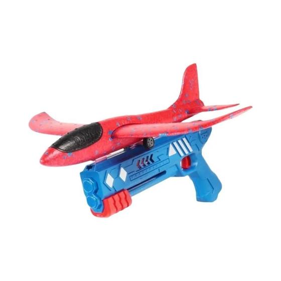 Imagem de Avião de Espuma para Crianças - Brinquedo de Ejeção com Ação de Um Clique