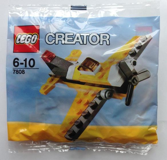 Imagem de Avião LEGO Amarelo na Bolsa