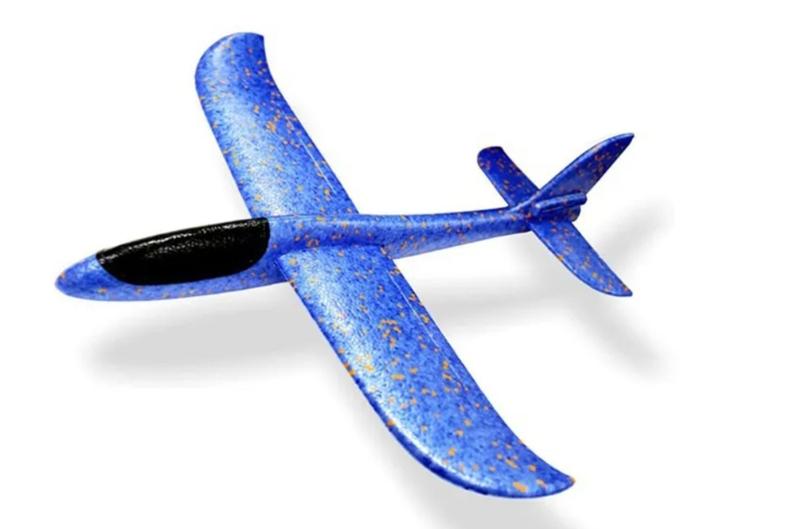 Imagem de Avião Planador de Espuma Leve Brinquedo Isopor Experiência de Voo Única com 2 Modos - Diversão para Toda Família