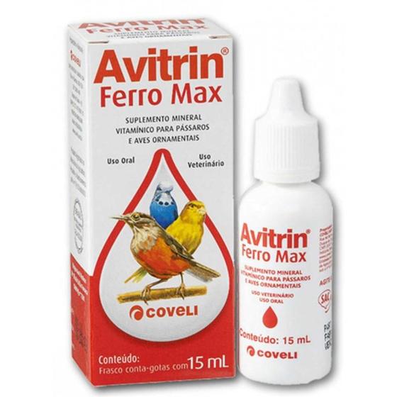 Imagem de AVITRIN Ferro Max 15 ml Combate Hemorragias - Coveli