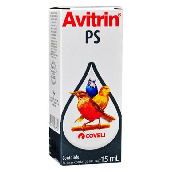 Imagem de Avitrin ps 15 ml suplemento passaros coveli peito seco