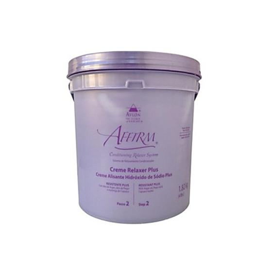 Imagem de Avlon Affirm Creme Alisante Hidróxido de Sódio Resistente Plus 1,8 Kg