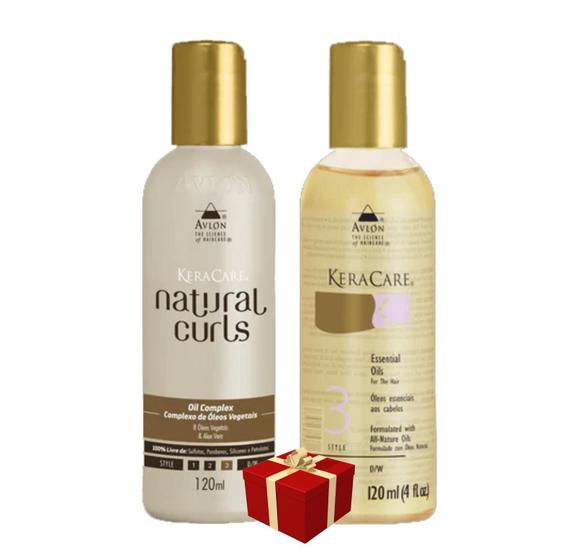 Imagem de Avlon Keracare Natural Curls Oil Complex 120Ml+Essential Oil