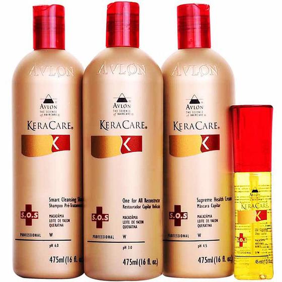 Imagem de Avlon Keracare Ritual SOS Reconstrução Kit 4 Produtos