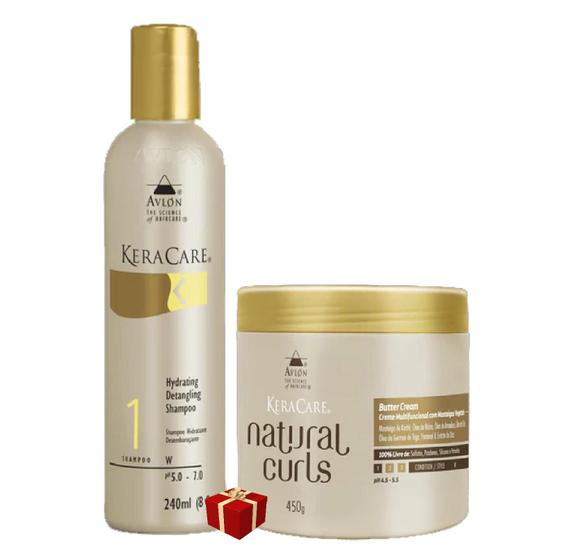 Imagem de Avlon Natural Curls Butter Cream 450G + Detangling 240G