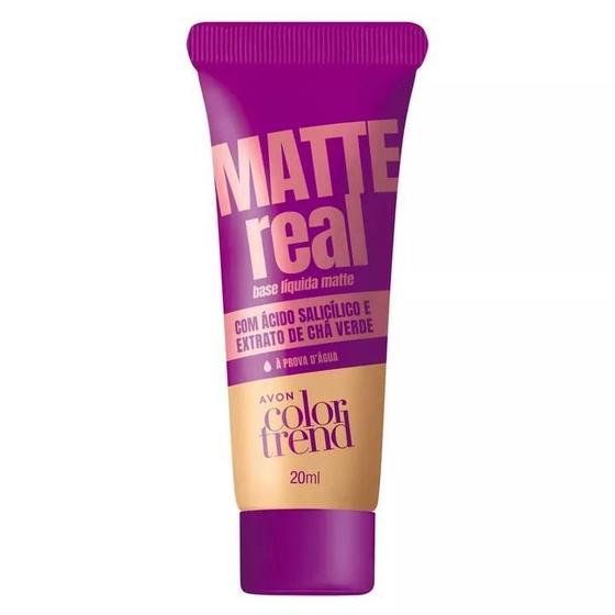 Imagem de Avon Base Liquida Matte Real 130F - 20Ml