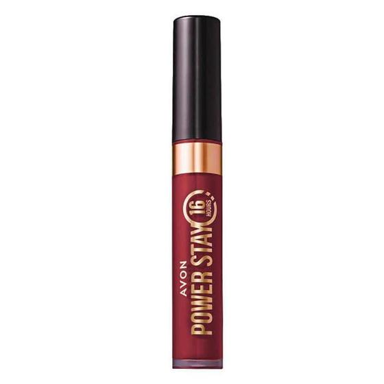 Imagem de Avon Batom Líquido Power Stay Marrom Rubi - 6Ml