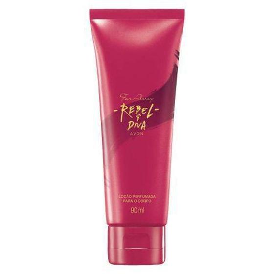 Imagem de Avon far away rebel e diva locao perfumada corporal 90ml