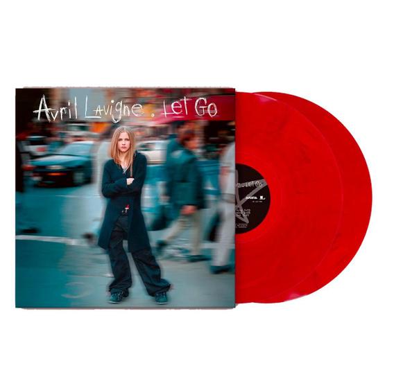 Imagem de Avril Lavigne 2x LP Let Go HMV Exclusive - 1921 Centenary Vinil Vermelho Azul