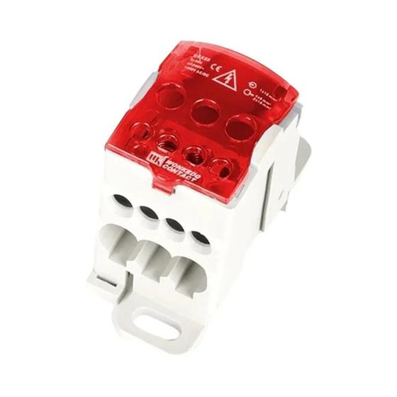 Imagem de Azul Amarelo Verde Vermelho Bloco Terminal UKK80A Fio Elétrico Conector Acessórios De Distribuição