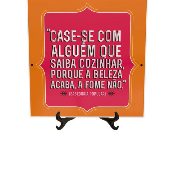 Imagem de Azulejo Decorativo Case-se Com Alguém 15x15cm