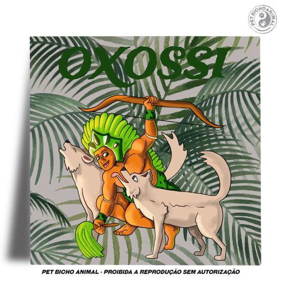 Imagem de Azulejo Decorativo - Coleção Orixás e os Animais  Oxossi